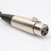 3-Pin XLR Female XLR Male Y to Dual Splitter Audio Cable Adapter