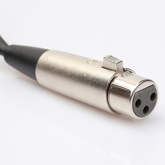 3-Pin XLR Female XLR Male Y to Dual Splitter Audio Cable Adapter