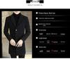 Men's Woolen Mid-Length Slim Fit Lapel Coat - Youth Winter Fashion