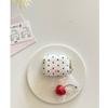 ins wind white polka dot cherry AirPods 1 generation earphone case for Apple Bluetooth headset 1st generation Pro1
