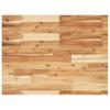 Vidaxl Tabletop, Rectangular, 80X60X2 Cm, Solid Acacia Wood