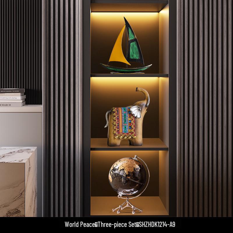 Smooth Sailing Sailboat Model: Luxury Decor for Living Room, TV Stand, or Office Table