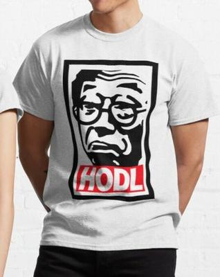 Satoshi Nakamoto Hodl Krypto T-Shirt %100 Premium Qualität Baumwolle