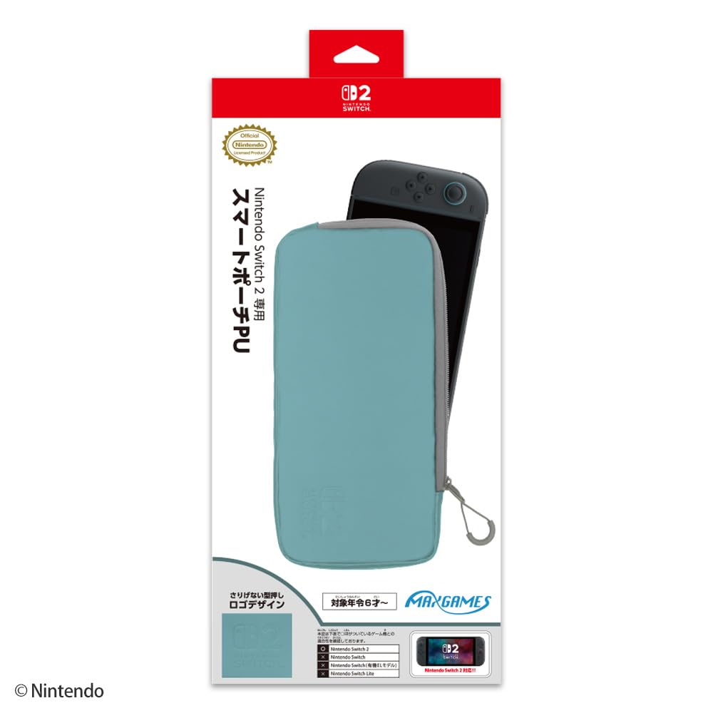 

Лицензированный Nintendo Switch 2 Умный чехол из ПУ Джинсово-синий х Серый [Продукт Nintendo]