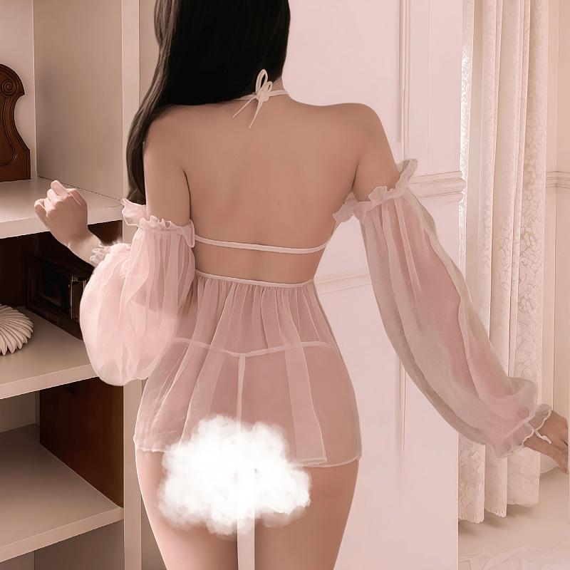 Sex lingerie Abstinence Perspective Sexy Chest Seduction Princess Pajama Back Entry Pajama Lace
