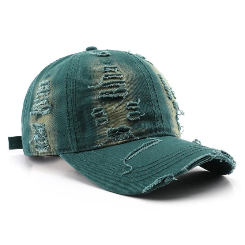 Women Outdoor Travel Baseball Cap Vintage Unisex Male Sports Hat Ripped Distressed Snapback Hat Adjustable Trucker Caps Tl001