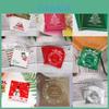 Christmas Packaging Gift Bags With Selfadhesive Closure For Holiday Cookies And Candies