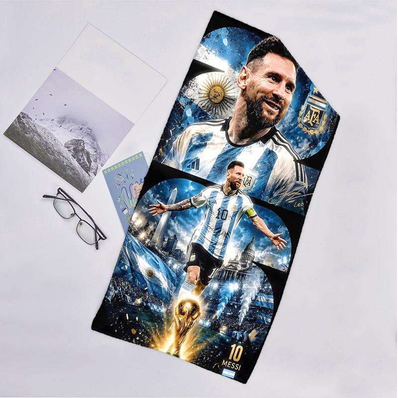Great Soccer Player Fashion Beach Towel: Ideal for Summer Adventures Soft, absorbent and quick drying suitable for swimming and bathing