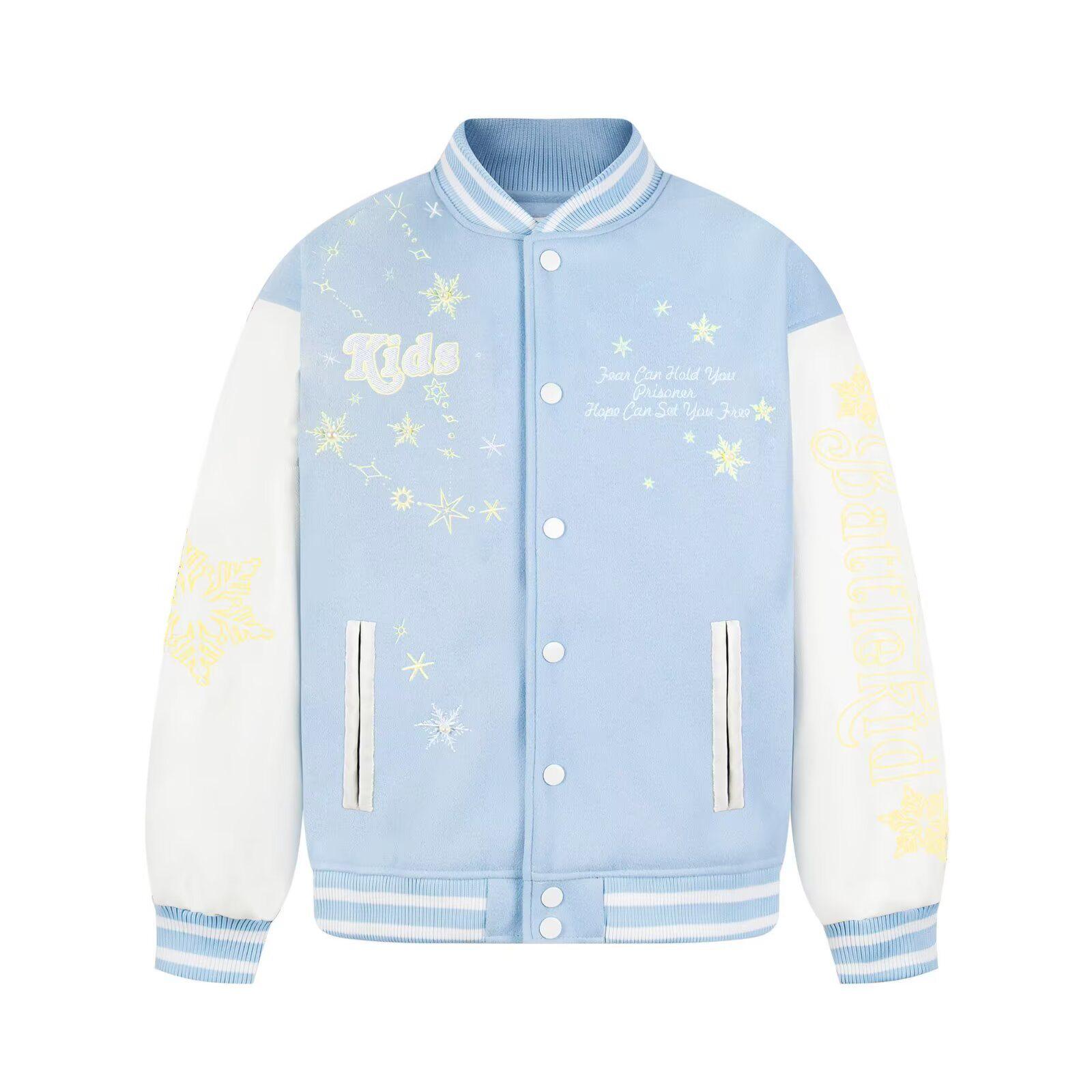 Мужская куртка Хипстер Весна/Осень 2026 - Модный Гонконгский, Японский Харадзюку и Корейский Стиль Свободного Кроя M синий