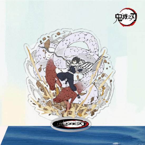 Anime Peripheral Kimetsu No Yaiba Tanjirou Nezuko Yi Zhi Fu Butterfly Endure Acrylic Standing Sign Decorative Ornaments