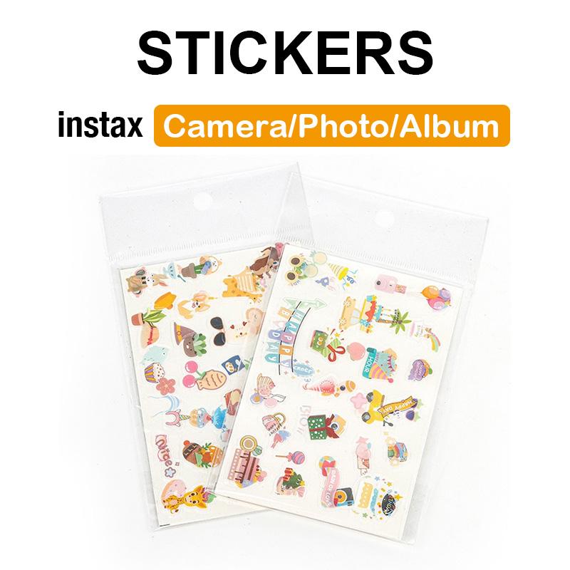 [Film Lab] [Set of 2 Sheets] Cartoon Stickers for Instax Camera And Instax Photo DIY Decoration CAC30