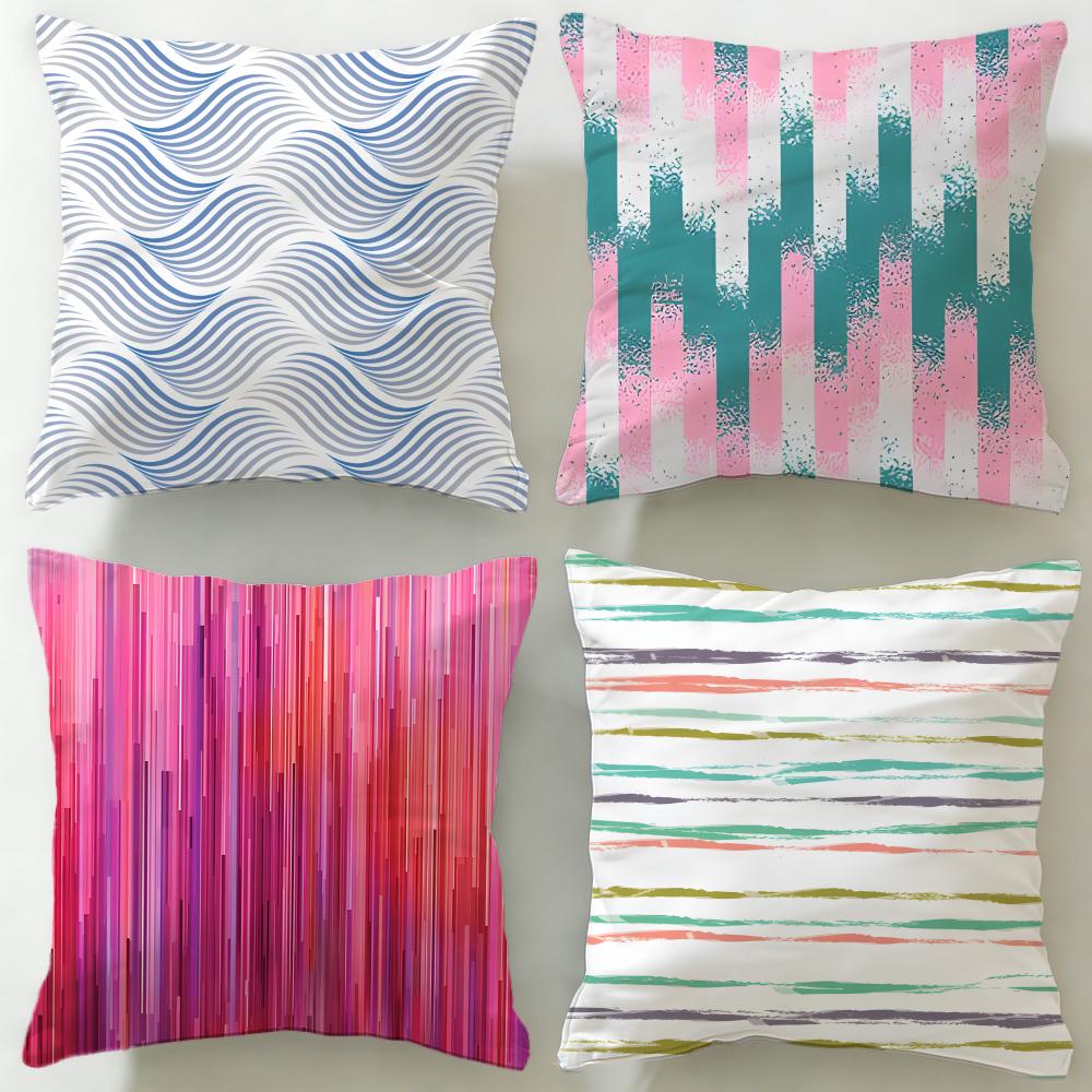 Constellation Pattern Cushion Cover Soft EasyWash Pillow Case Versatile for Couch Bed Travel and Office