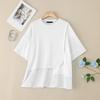 ZANZEA Women Summer Round Neck Short Sleeve Casual T-Shirts