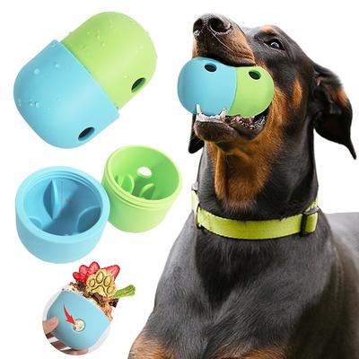 Köpek Kedi için Yeni İnteraktif Oyuncak Sızdıran Top Yavru Köpek Yavaş Mama Kabı Bulmaca Oyuncak Evcil Hayvan Diş Temizleme Çiğneme Oyuncakları Köpek Aksesuarları