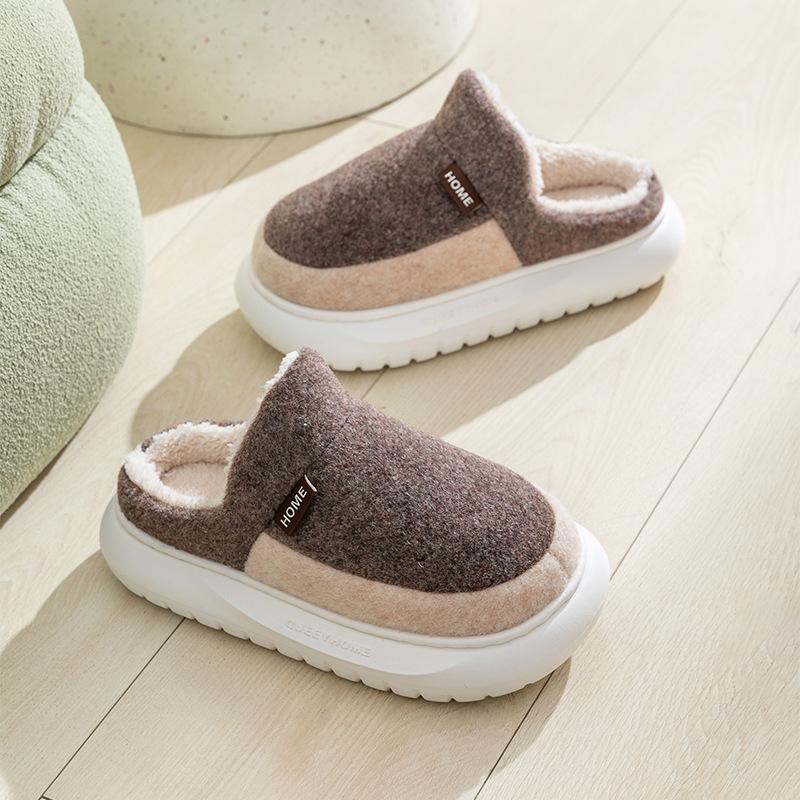 Fashion Winter Platform Women's Home Slippers Flats Fluffy Luxury Designer Woman Shoes Indoor Casual Plush Footwear Fuzzy Fur Slides New