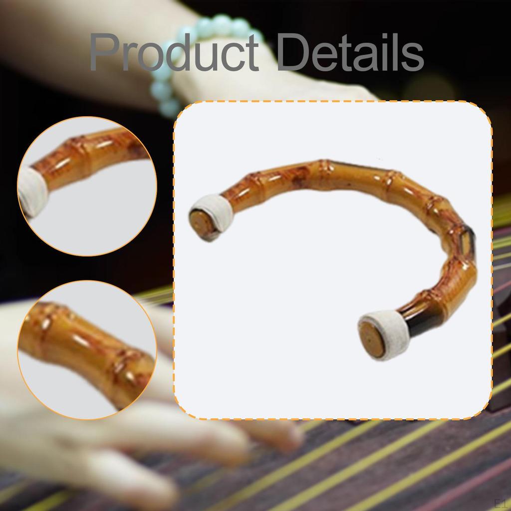 Pipa Finger Ergonomic 4.3x0.6x3.4inch for Professional Resin Material with Bamboo Design