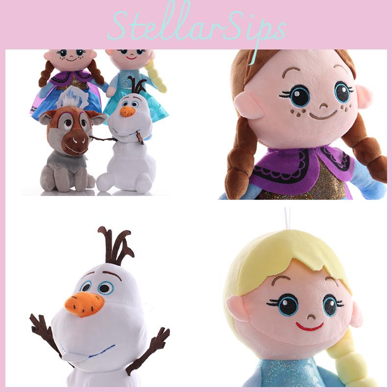 Frozen Plüschpuppe Elsaanna Prinzessin 2 Plüschpuppe Kinderspielzeug Geburtstag