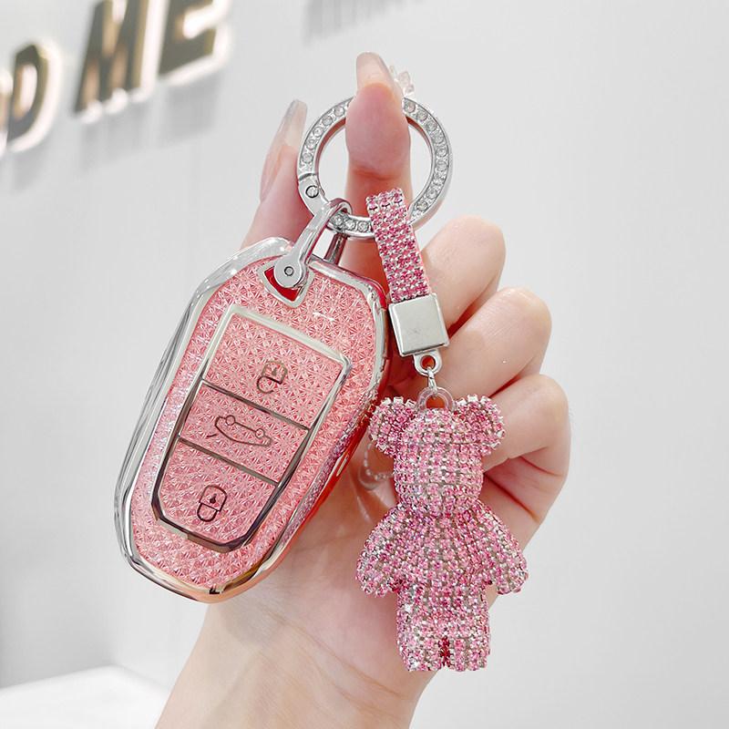 Crystal Tpu Key Case For Peugeot 2008 3008 4008 5008 308 408 508 Citroen C1 C2 C4 C6 C3-Xr Picasso Grand Remote Car Key Cover