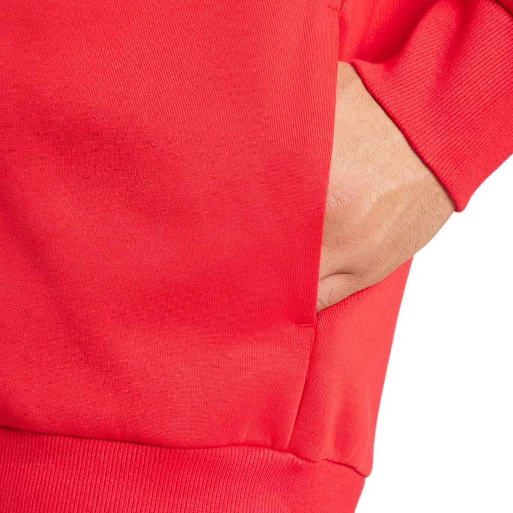 Adidas Manchester United Anthem Jacket Letter Print Comfortable Casual Sports Hoodie Men Jacket Red IT4187