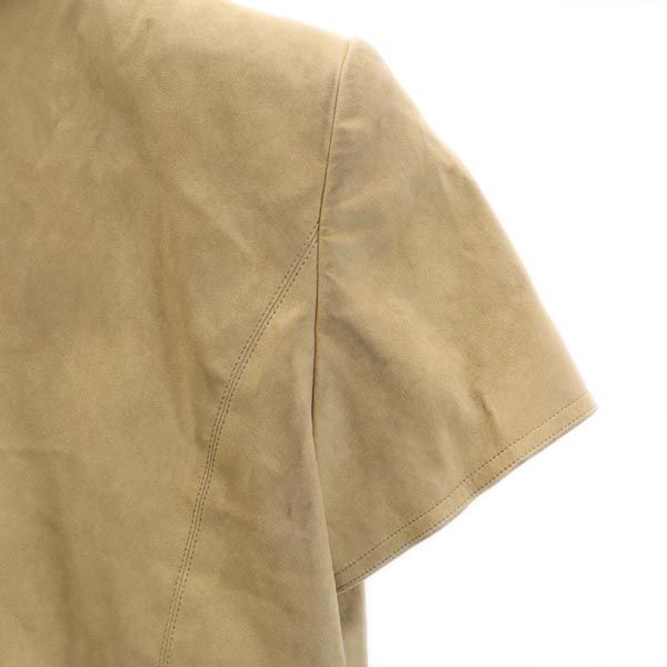 FOXEY Made In Japan Faux Leather Skirt Suit Setup 40 Tailored Jacket Women Used