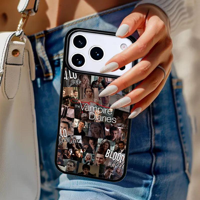 

The Vampire Diaries Phone Case For iPhone 17 Air 14 15 13 12 Max Cover For Apple 16e 11 Pro Max Plus Coque iPhone 14