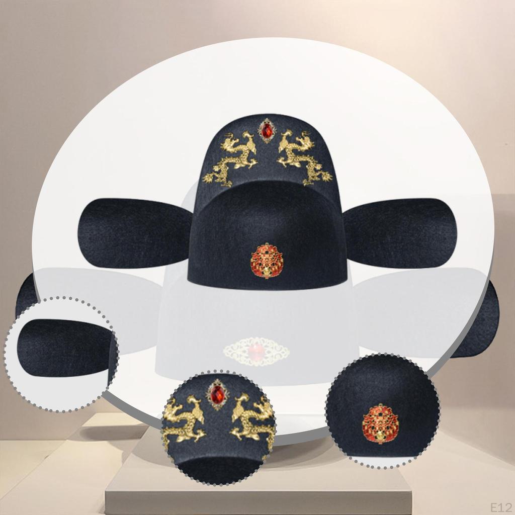 Adjustable Classic Chinese Opera Hat for Festival Theme Party Role Playing