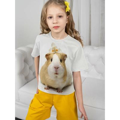 T-shirts 2024 Girl Summer 10 Year Old Girl Clothes for Girls Children Hamster Top Child T-shirt Children's Clothing Kids Graphic