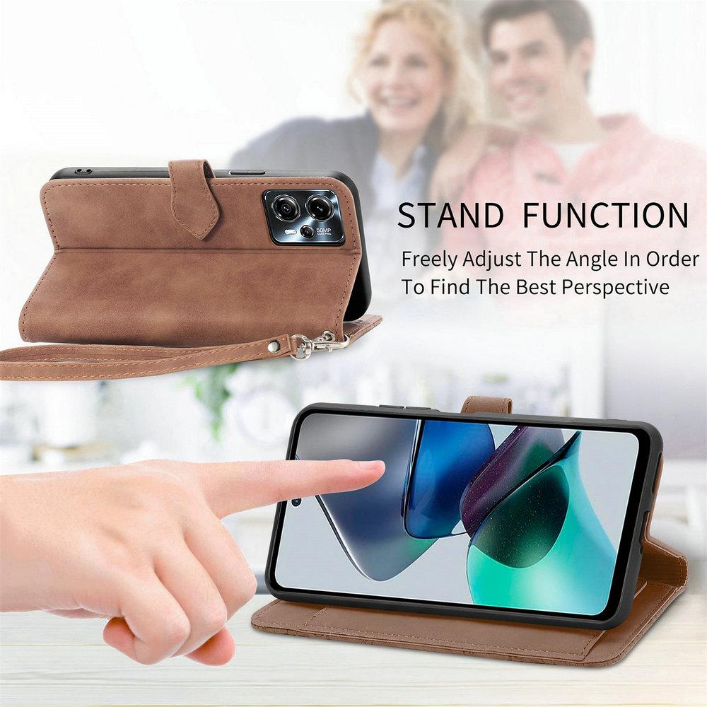 Reißverschluss Leder Geldbörse Capa für Motorola G87 G77 G85 G75 G55 G67 G35 G15 Power G05 Luxus Hülle Karten Funda Moto G86 G56 G57 67 5G