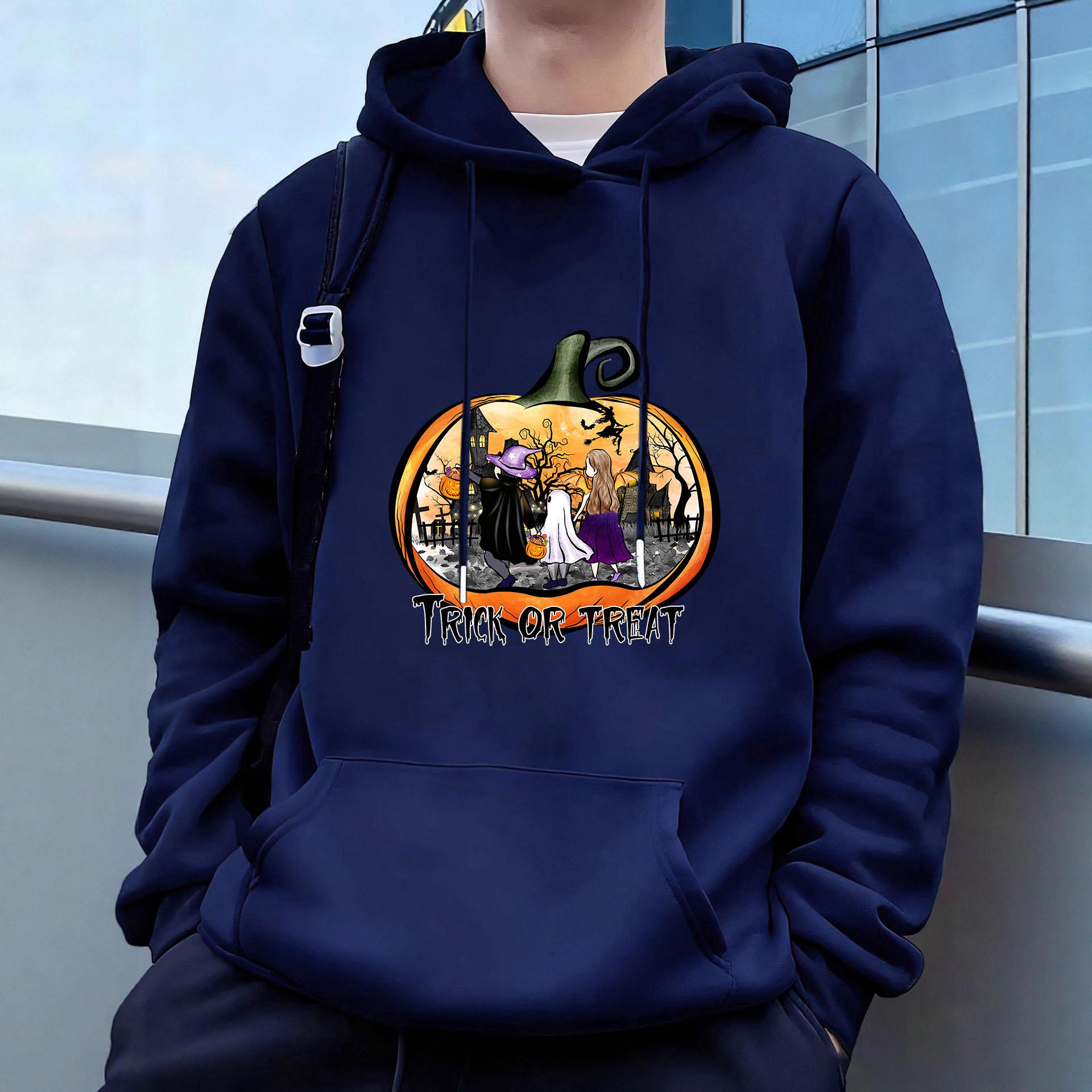 

Хэллоуин Мужские повседневные худи флис хип-хоп 250 г/м² однотонный пуловер толстовка мужская спортивная одежда одежда толстовка мужская одежда XXXL светло-серый