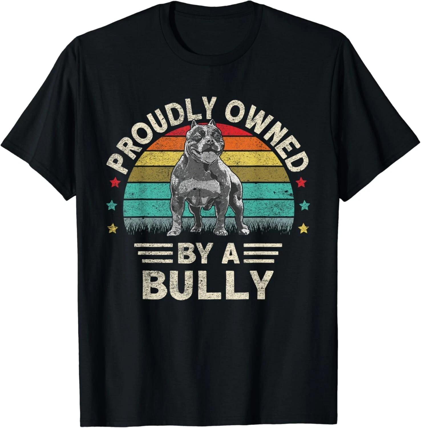 

Bully XL Pitbull Dad Proudly Owned By An American Bully Gift Unisex T-Shirt XL