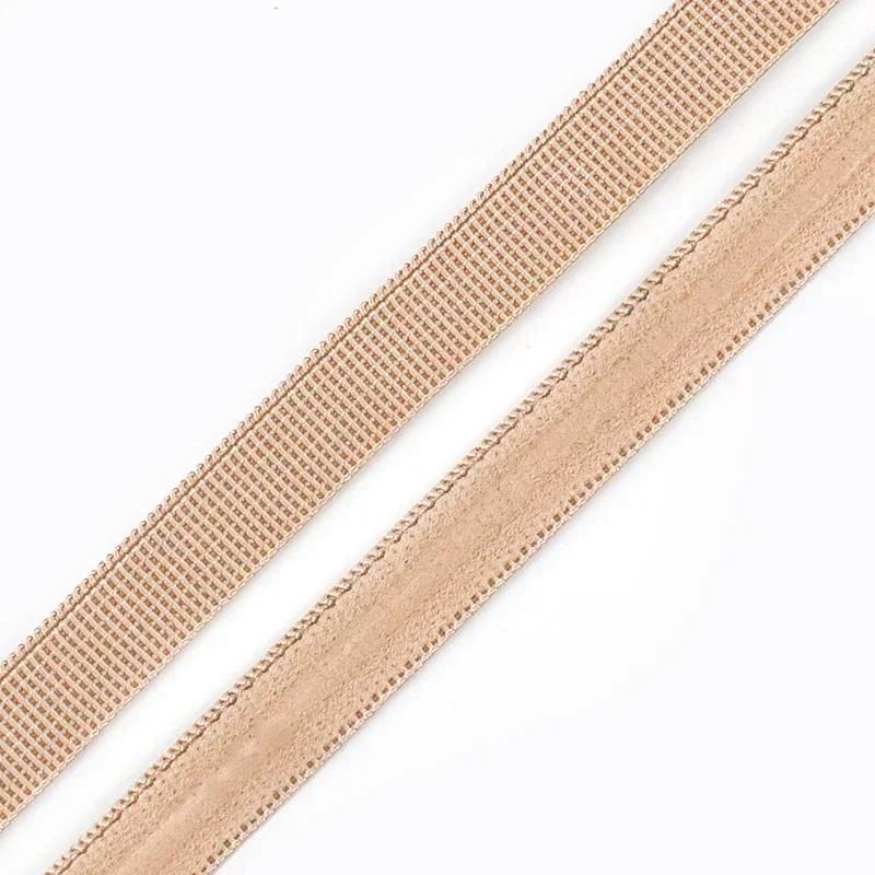 1/3/5/10M 10mm Elastic Band for Bra Non-slip Shoulder Straps Clothing Sewing Rubber Bands Underwear Stretch Belt Tape Accessory