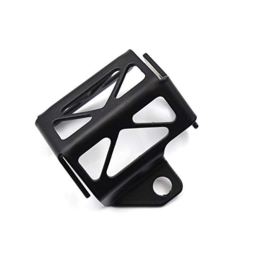 LEDISHUN Motorrad Hinterradbremsölbehälterabdeckung, CNC Aluminium Hinterradbremsenschutz Tank Schutzhülle, Geeignet für X300 V ERSYS NINJA400 Z400 Z90