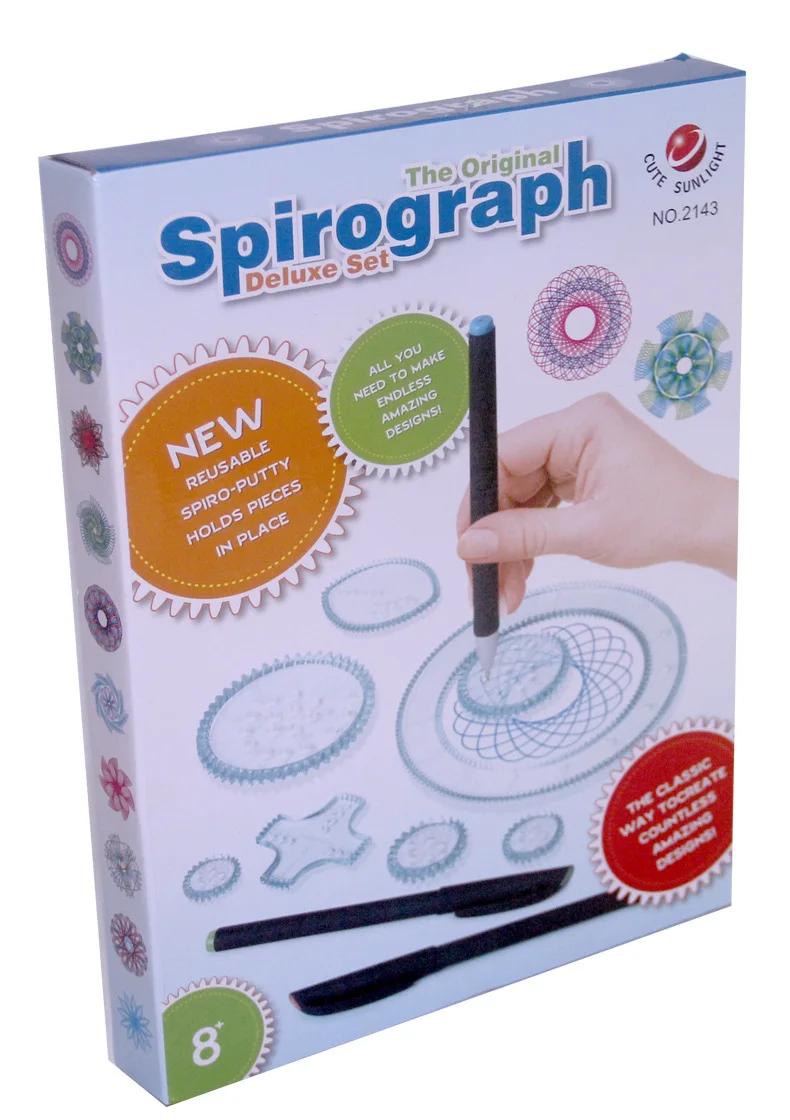 [27-Piece Set] Spirograph Toy - Precision Gears+Multi-Size Rings, Art Education/Focus Training