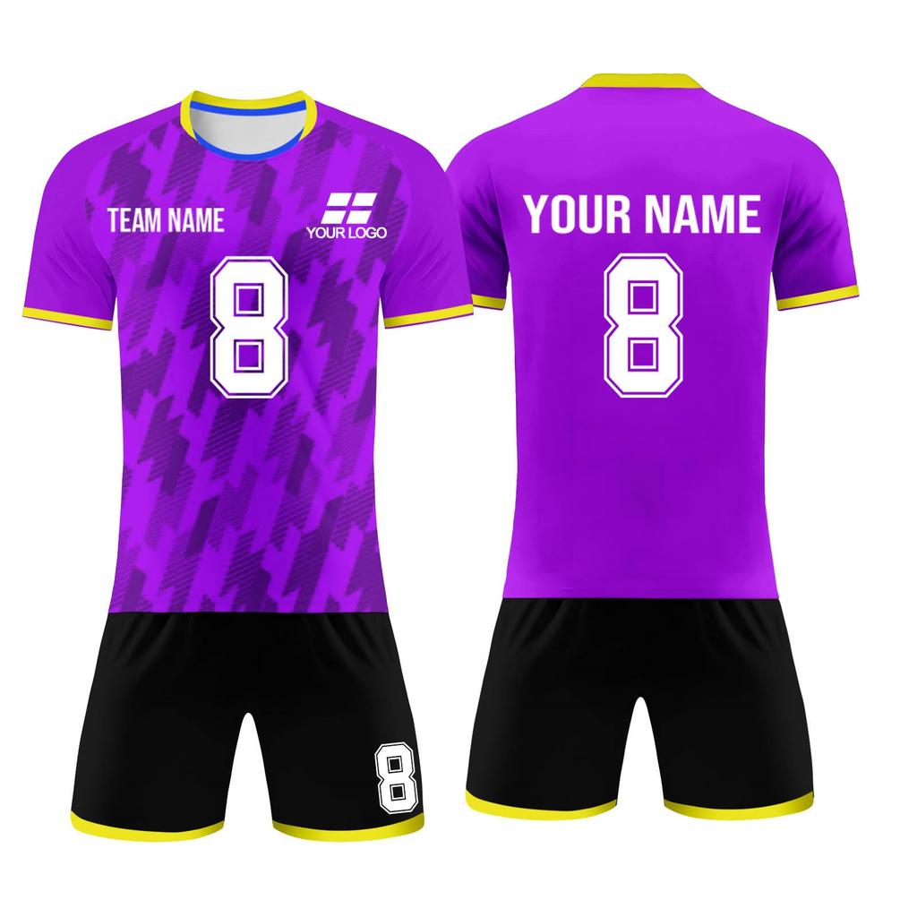 Personalised Shirts Kit Mens Girls With Name Number Custom Football Jerseys For Boys Training Suit