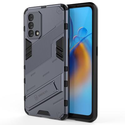 For OPPO A74 4G Armor Shockproof Phone Case Back Cover Magnetic Kickstand Anti-Fall Protect Coque Cases