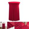 Height Stretch Round Tablecloth Commercial Conference Cocktail Bar Table Cover Hotel Wedding Party Skirt Elastic Table Cloth