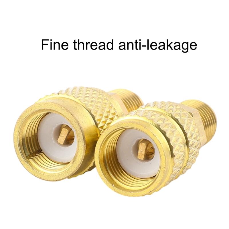 Sturdy Brasses Refrigerants Adapters for Secure Conversion Between R22 and R410 in Cooling Systems