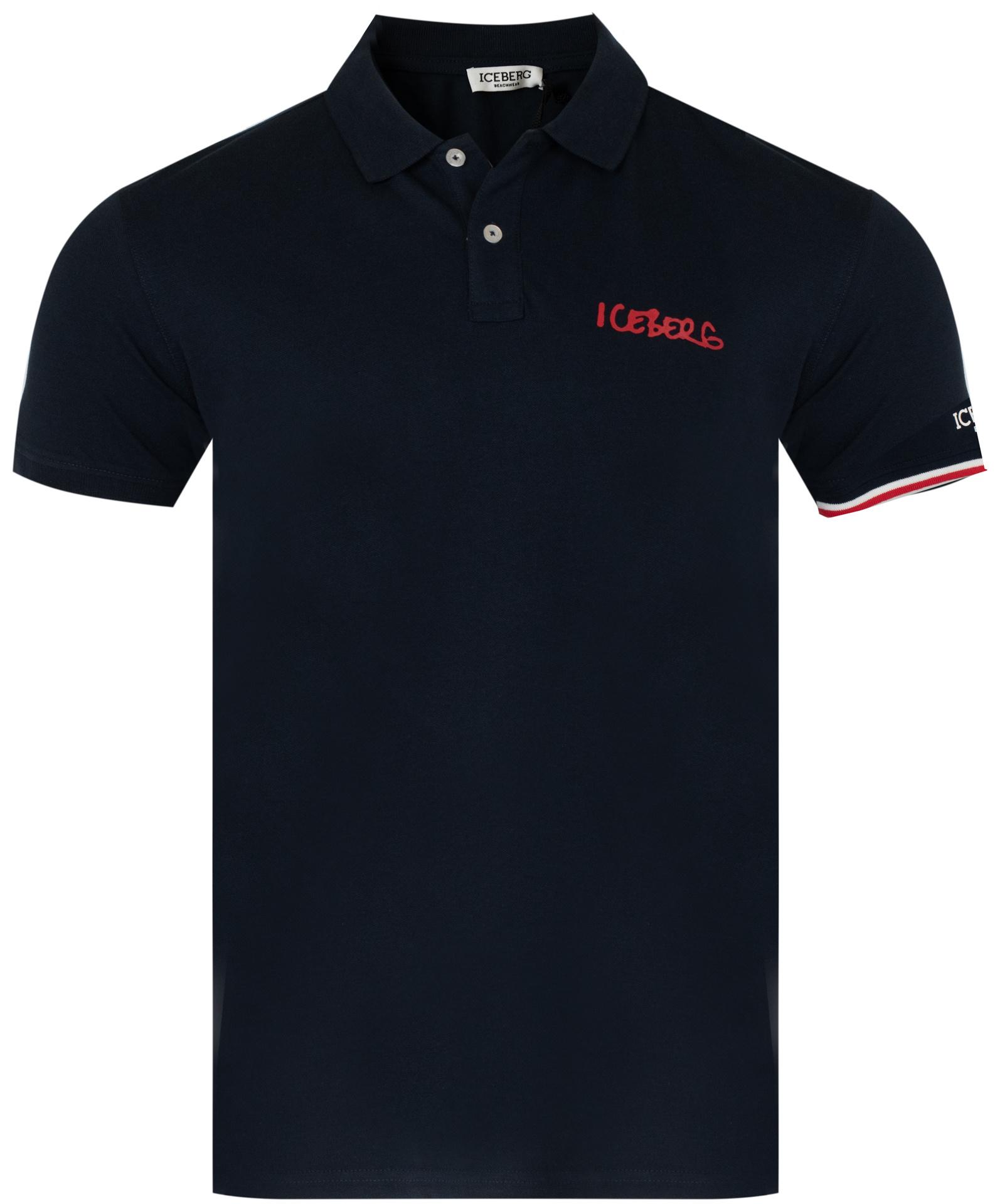 SuperMerchantEU ICEBERG - HEREN POLO SHIRT - ICE4MPL01 NAVY L