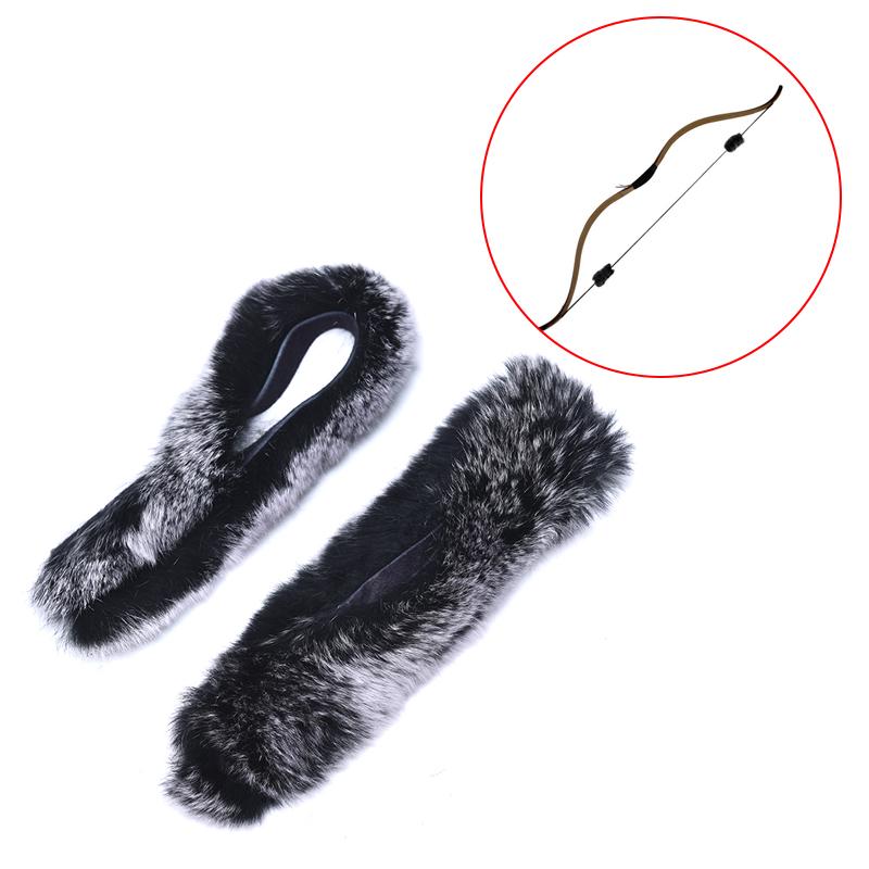 2Xarchery Bow String Silencer Bowstring Rabbit Hair Dampener Recurve Bow Longbow