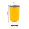 Taza Multiusos de Acero Inoxidable 304: Taza de Café, Bebida y Lavado de Alto Valor para Estudiantes – Logo Personalizado Disponible