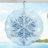 10 Inch Hanging Wind Spinner with 360 Degree Hook for Balcony Garden Decor Spring Summer Outdoor Decoration
