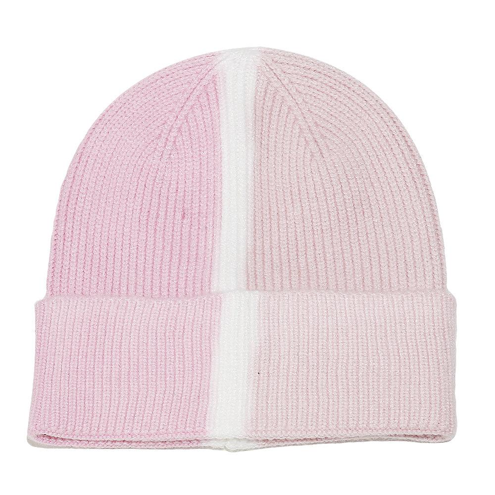 Temu winter hat children's splicing tie-dye wool hat outdoor casual versatile knitted hat 2025