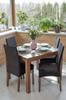Velvet Plush Chair Cover Thick Black