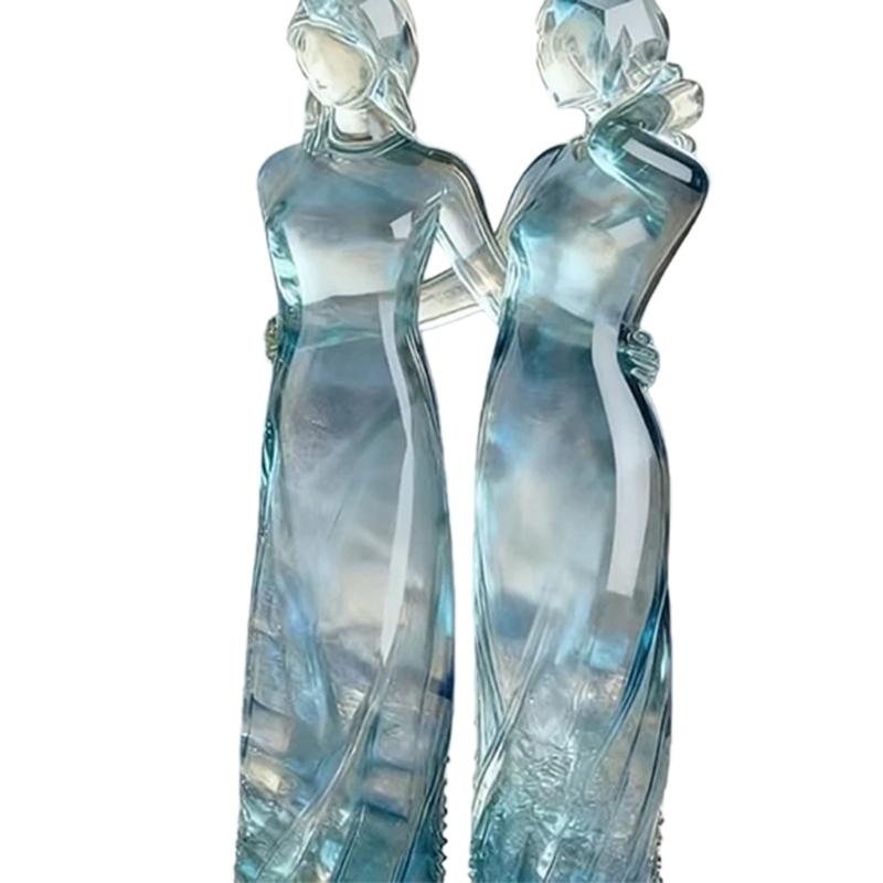 Sister Birthday Gift for Women Unique Sentimental Memory Present for Sister Best Friend Premium Resin Art Decors
