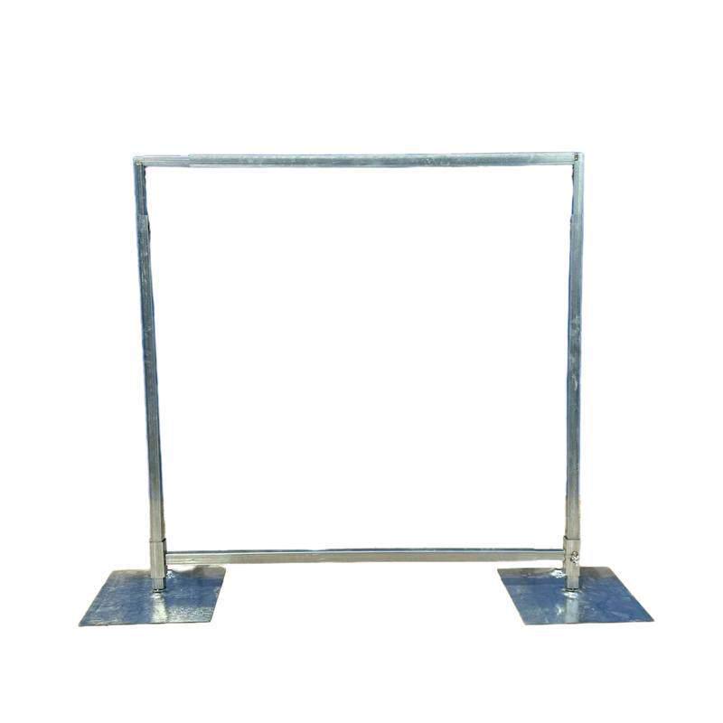 Retractable Iron Wedding Prop Stand for Sign-In Backgrounds