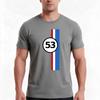 Herbie 53 Tshirt Summer Casual Cotton Tee Oversized Streetwear Tops Vintage Graphic Print Loose Fit Short Sleeve