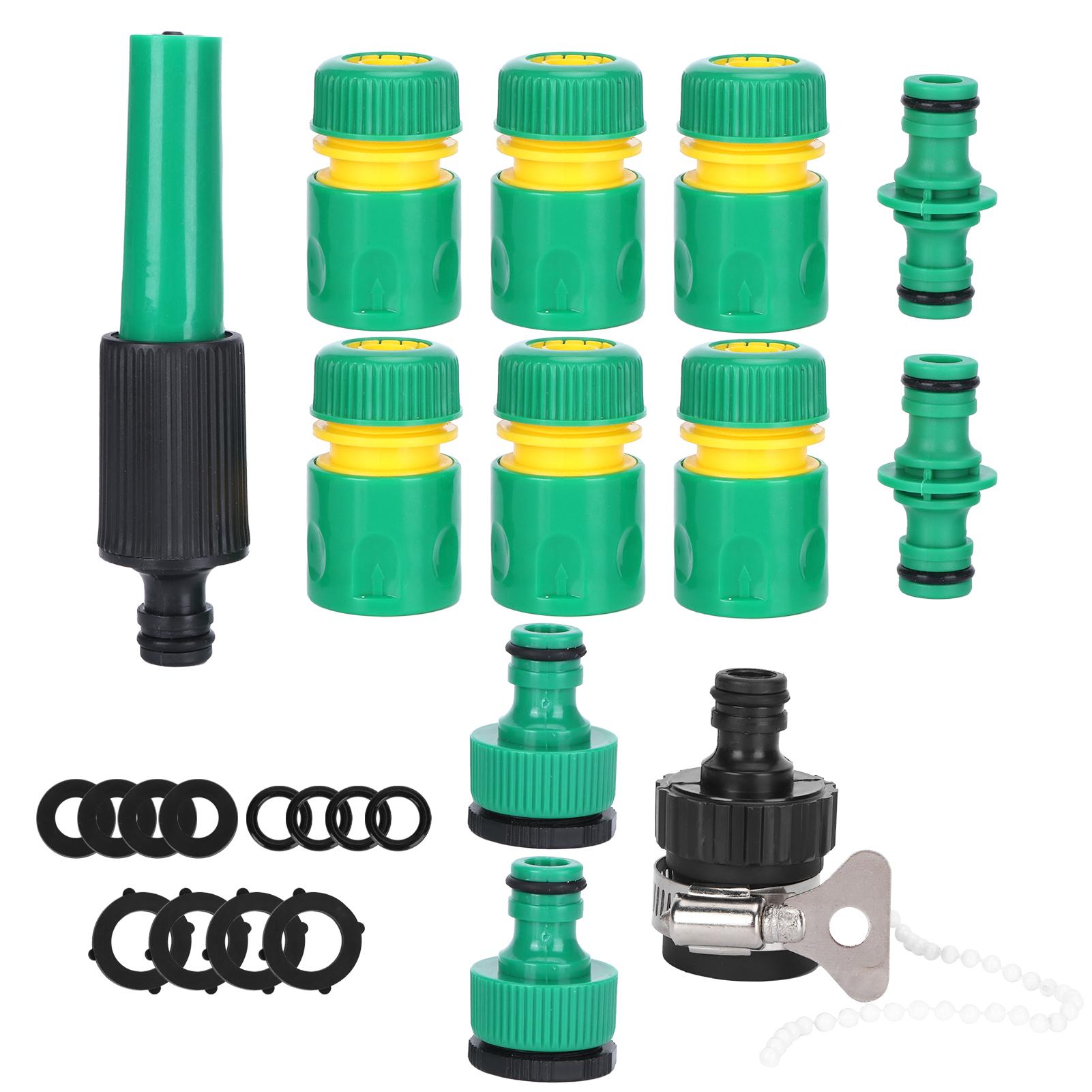 

24Pcs Set Hose Connector Fitting Set Garden Irrigation Car Washing G1 2 Water Sprayer Kit