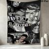 Damon Salvatore Wall Tapestry Aesthetic Wall Hanging Printed Fabric Blanket Decorative Tapestries For Bedroom Living Room Home Decor