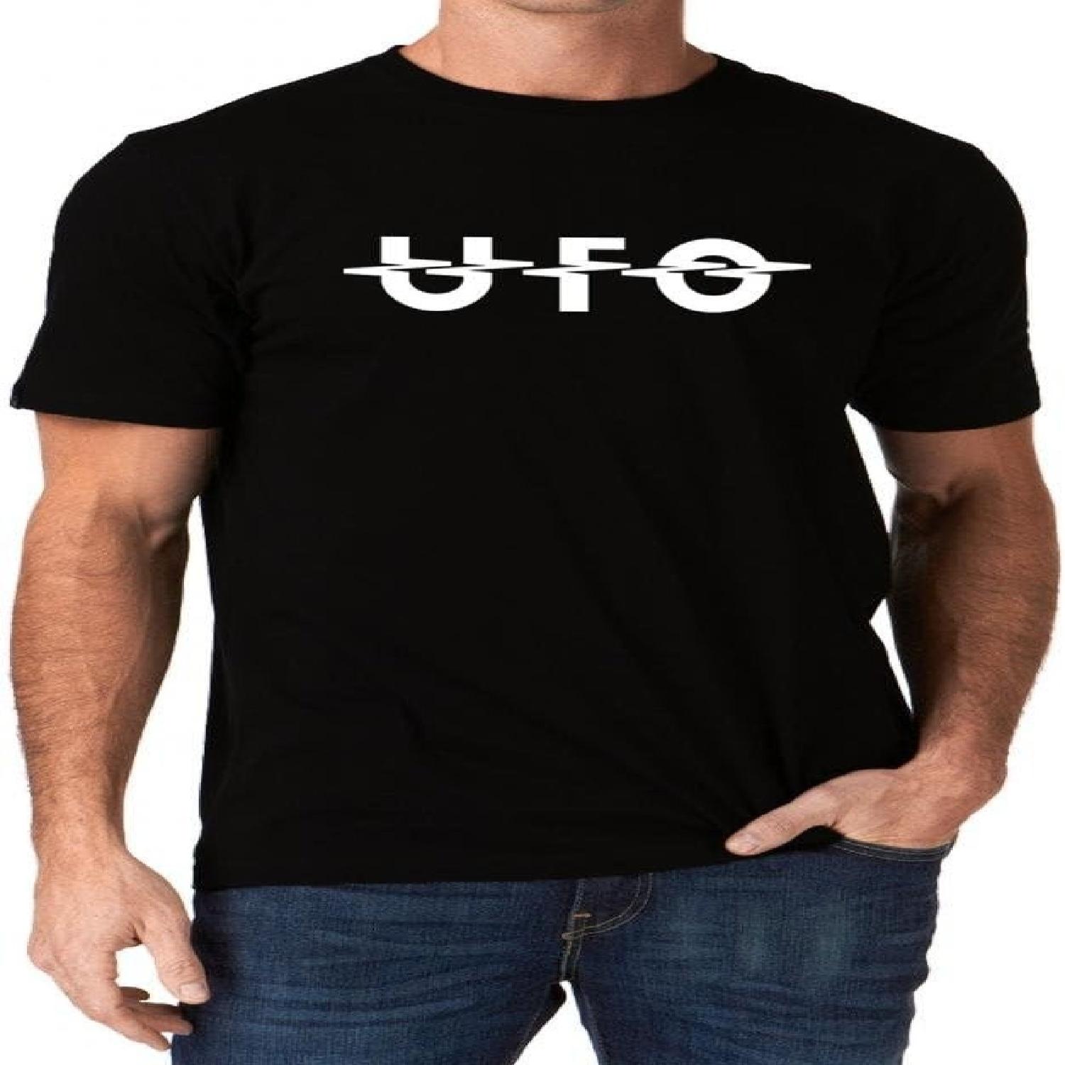 

UFO Band Rock Music Metal Logo T-Shirt XXXXXL чорний