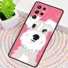 Miniature Schnauzer dog art Silicone Phone Case For Samsung Galaxy note 10 pro S26 S25 S24 S23 S22 S21 Plus S25Ultra Capa Cover